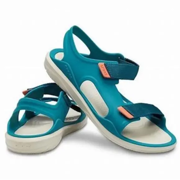 Crocs Womens Swiftwater Expedition Sport Sandals Teal Size 7 Outdoor Water - Picture 12 of 12